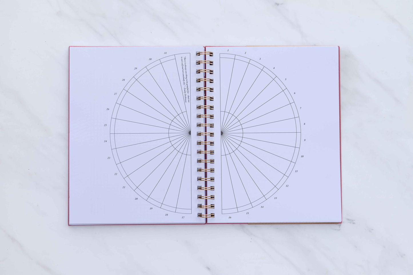 Menstrual Calendar Journal: Go with the Flow