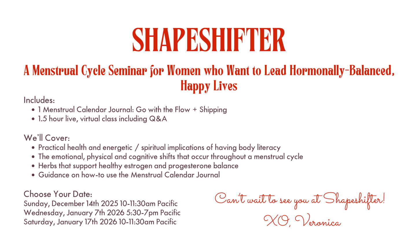 Menstrual Calendar Journal: Go with the Flow + Live Class